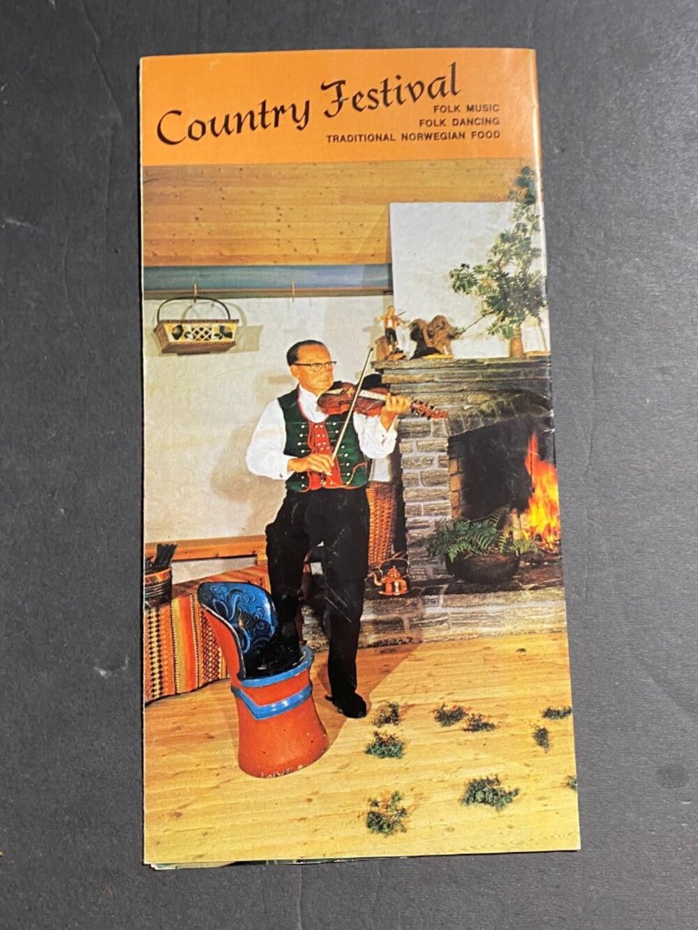 Fana Folklore 1978 Country Festival Brochure Bergen Norway